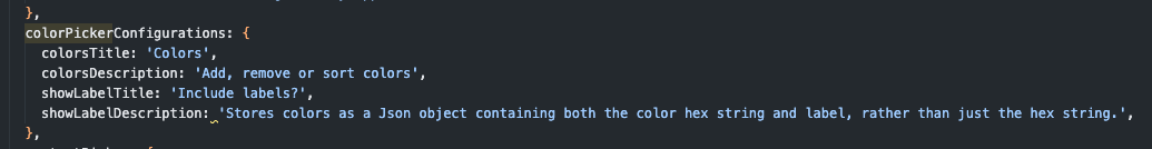Action and related Keys in language files
