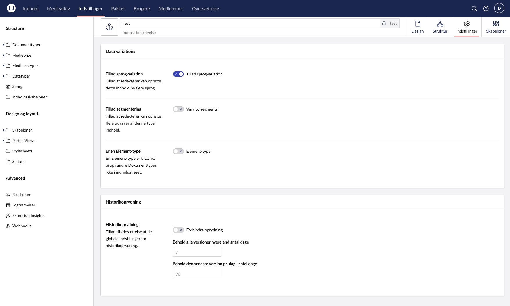 Changes in backoffice after changes in code Changes in backoffice after changes in code